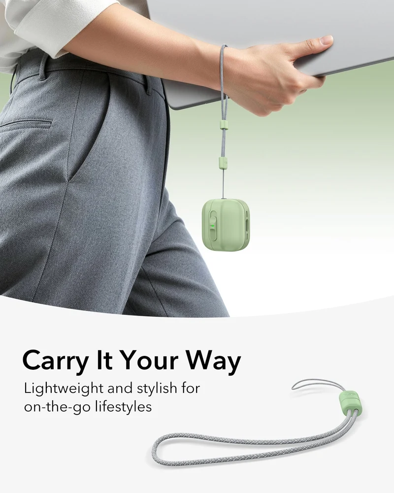 AirPods 4 Pulse FlickLock Case (HaloLock) - Light Green