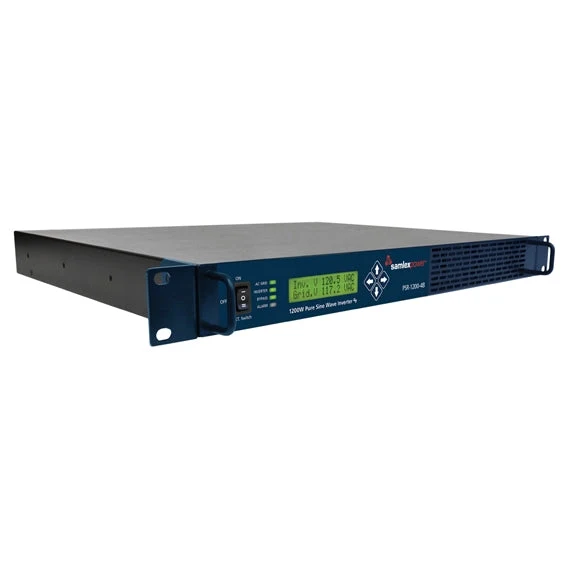 PSR-1200-48 Samlex 1200W Pure Sine Wave Inverter 48Vdc to 120Vac Rack Mount with Transfer Switch