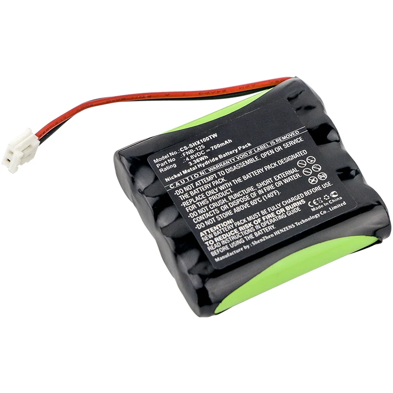 4.8V 700mAh Two-Way Radio battery for HX100 Ni-MH