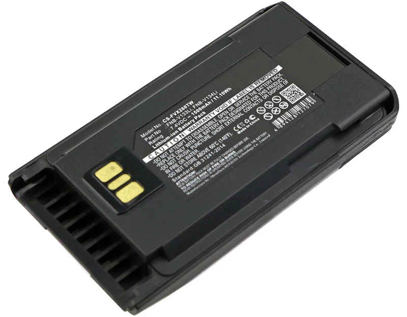 7.4V 1500mAh Two-Way Radio battery for EVX-530 EVX-531 EVX-534 EVX-539 VX-260 VX-261 Li-ion