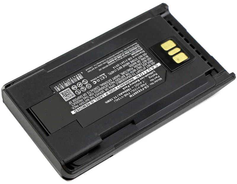 7.4V 1500mAh Two-Way Radio battery for EVX-530 EVX-531 EVX-534 EVX-539 VX-260 VX-261 Li-ion