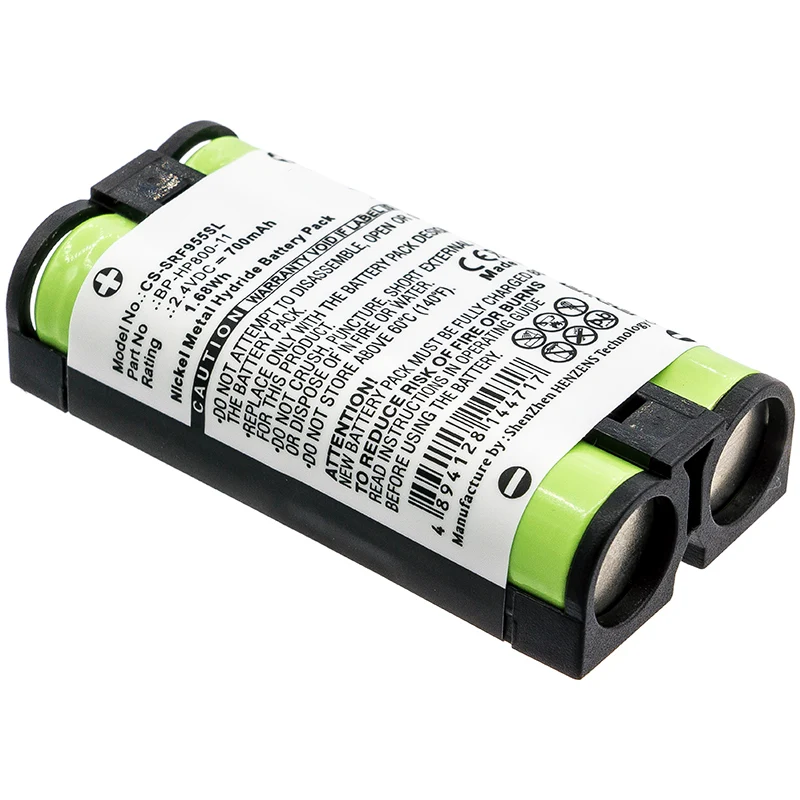 2.4V 700mAh wireless headset battery for MDR-RF995 MDR-RF995RK WH-RF400 Ni-MH