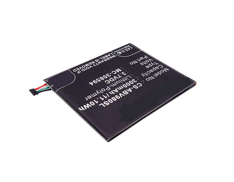 3.7V 3000mAh 11.10Wh Tablet Battery for Kindle Fire 7 5Tth Gen SV98LN Li-Polymer