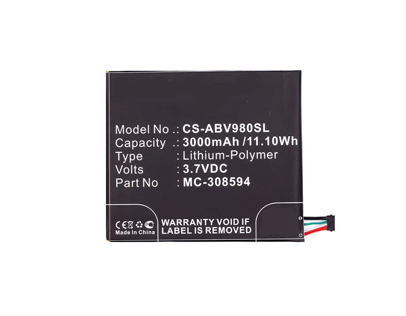3.7V 3000mAh 11.10Wh Tablet Battery for Kindle Fire 7 5Tth Gen SV98LN Li-Polymer