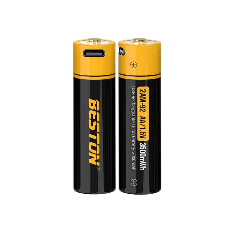 1.5V 3500mWh Li-ion Rechargeable battery Aa Size Double A Micro USB battery