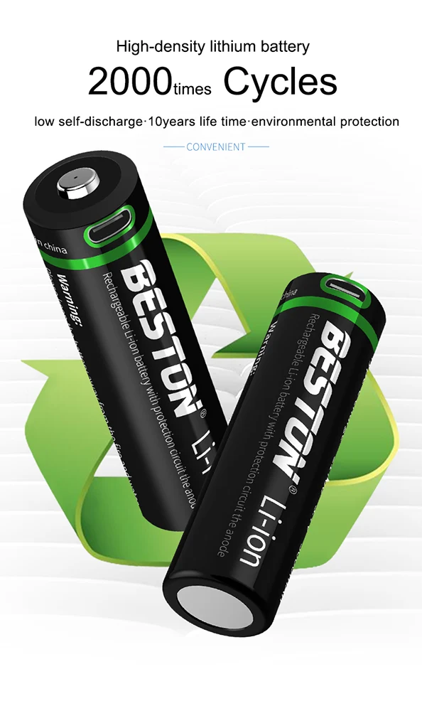 2pcs 21700 3.7V 5000mAh Type-C Rechargeable Lithium Battery for Torch