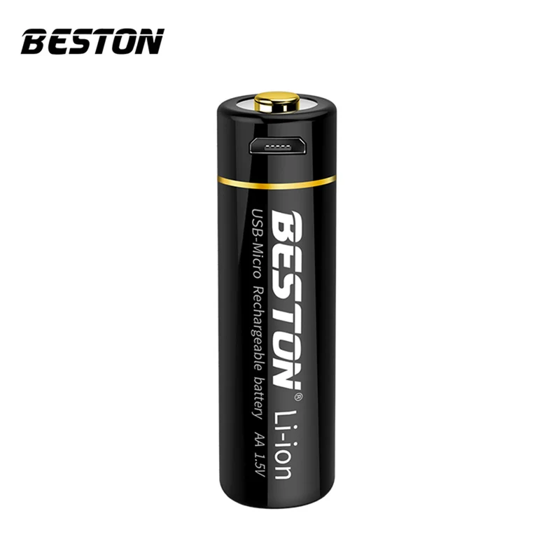 Micro USB 1.5V Li-ion BESTON Rechargeable AA Battery for Toys