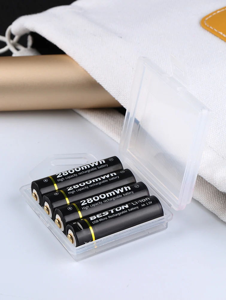 Micro USB 1.5V Li-ion BESTON Rechargeable AA Battery for Toys