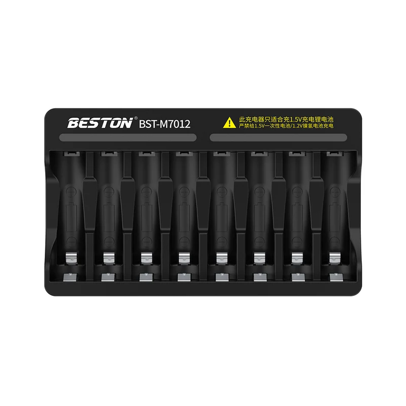 8 slots 1.5 LI-ion lithium battery smart charger quick charger BESTON high quality