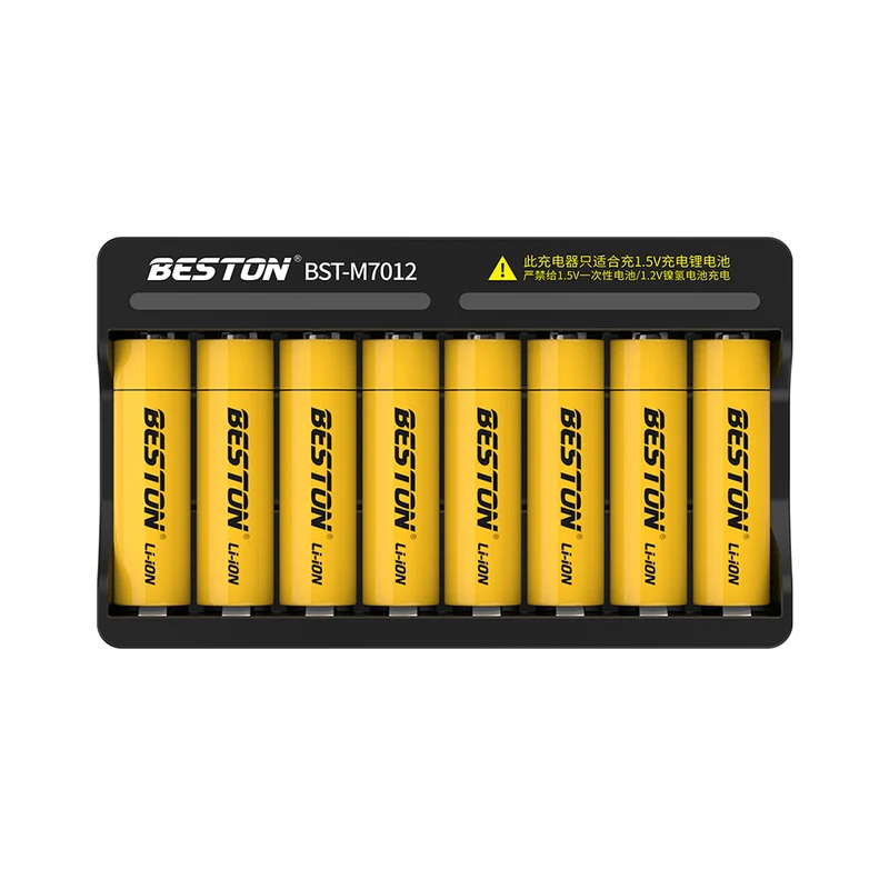 8 slots 1.5 LI-ion lithium battery smart charger quick charger BESTON high quality