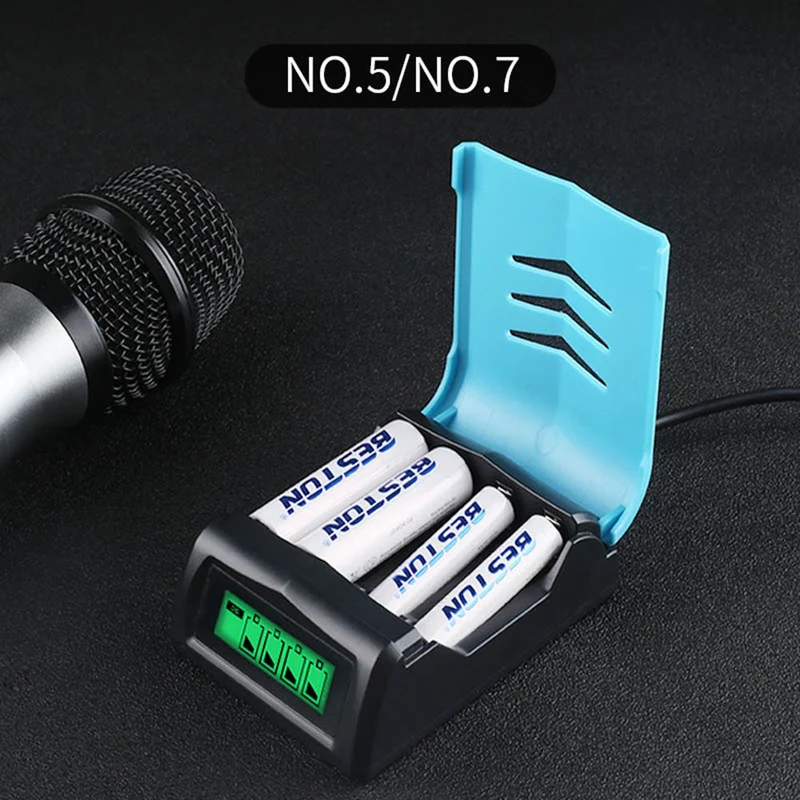 high quality LCD display fast charger Beston C9001 for AA/AAA Ni-MH battery