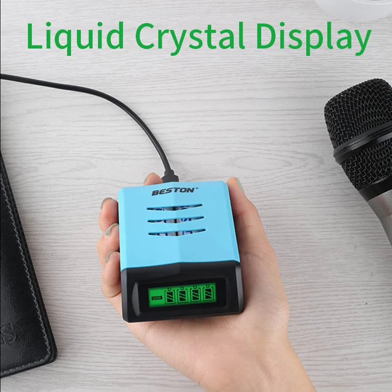 high quality LCD display fast charger Beston C9001 for AA/AAA Ni-MH battery