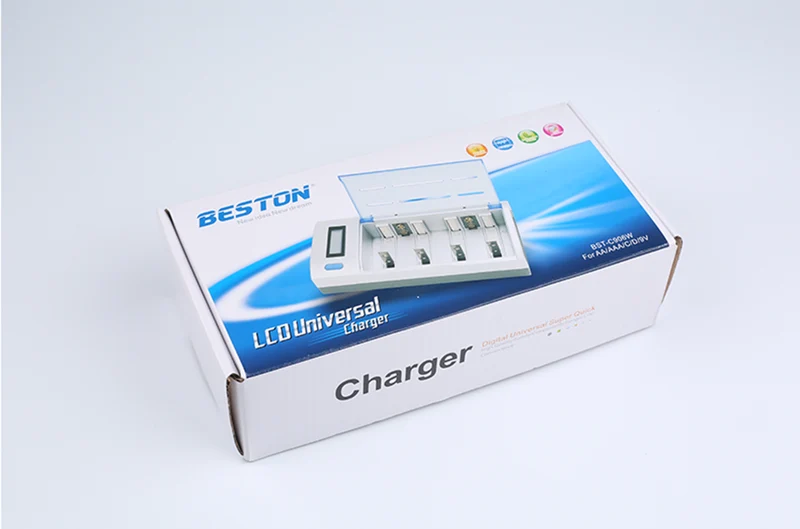 D,C,AA,AAA,9V Beston multifunction universal charger Smart