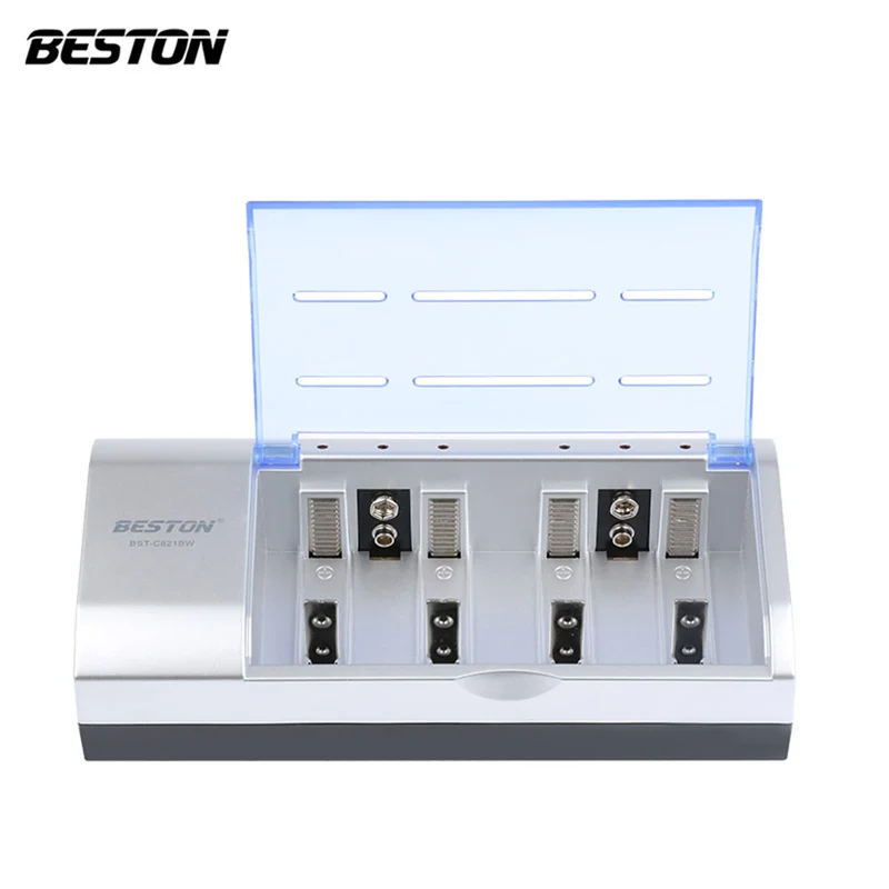 multi-function C821BW universal Smart D,C,AA,AAA,9V battery charger Beston