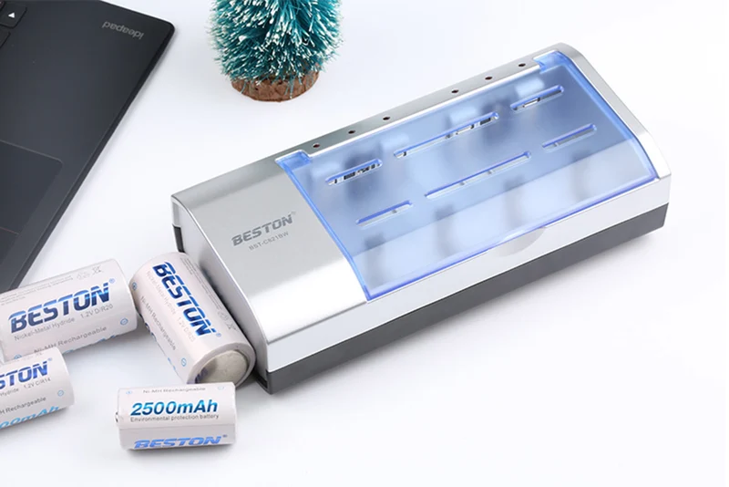 multi-function C821BW universal Smart D,C,AA,AAA,9V battery charger Beston