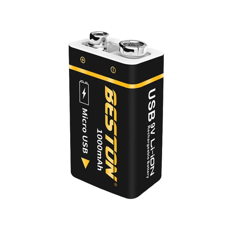 1000mAh BESTON High quality Micro USB 9V li-ion Rechargeable Battery for Multimeter and Electronic Instrument