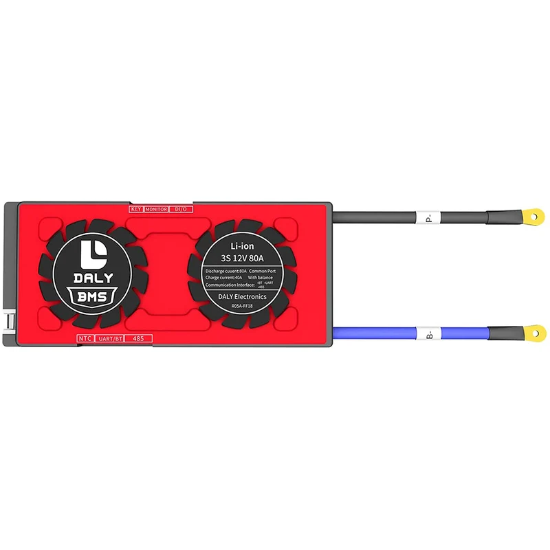 Daly smart bms Li-ion 3S 12V 80A bluetooth BMS board