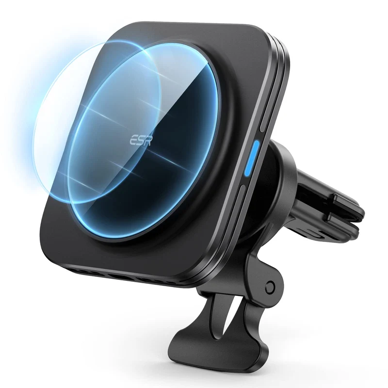 Magnetic Wireless Car Charger and AirPods Pro 3 Orbit Case Bundle-Black
