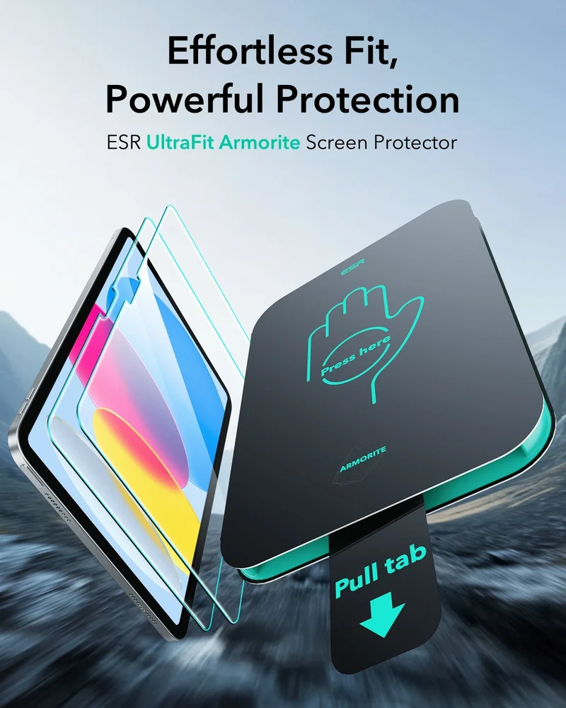 iPad 10th Gen Flex Keyboard Case (Detachable) Protection Bundle - US Layout-Blue