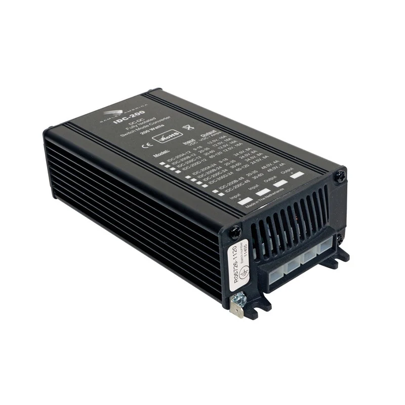 IDC-200A-24 DC-DC Step Up Converter 9-18V to 24.5V 8A Fully Isolated