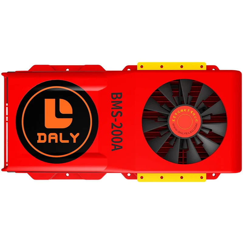 Daly smart bms LifePO4 24S 72V 200A bluetooth BMS FAN board 52 130 235