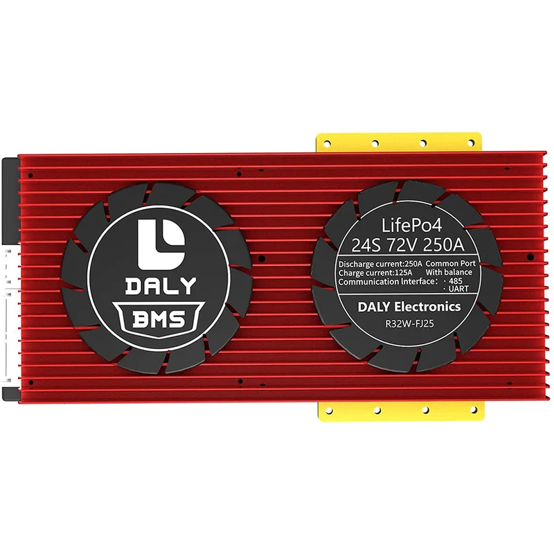 Daly smart bms LifePO4 24S 72V 250A bluetooth BMS board 32130221