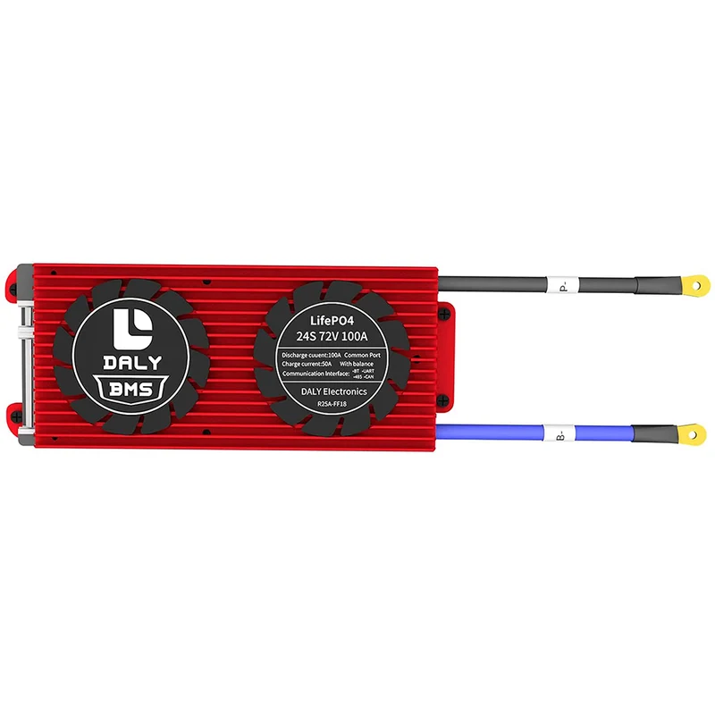 Daly smart bms LiFePo4 24S 72V 100A bluetooth BMS board 24 65 166