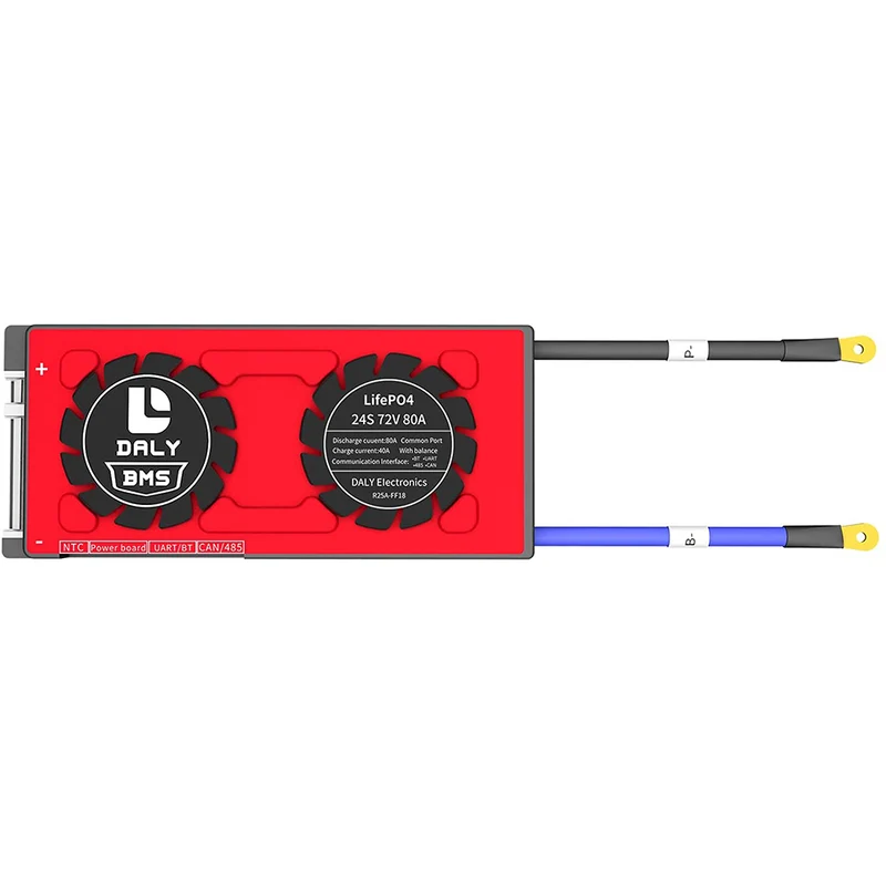 Daly smart bms LiFePo4 24S 72V 80A bluetooth BMS board 19 66 150