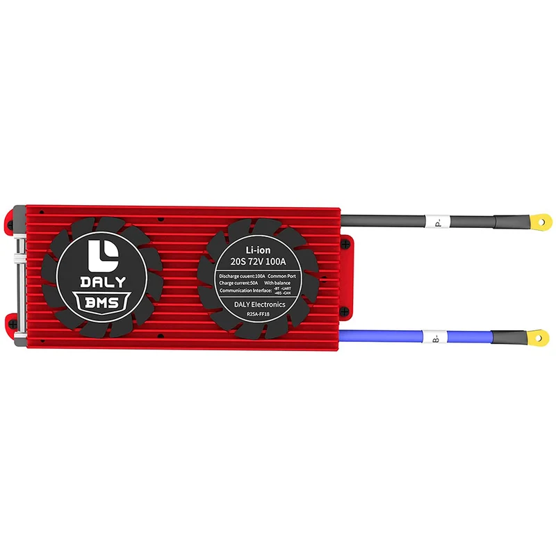 Daly smart bms Li-ion 20S 72V 100A bluetooth BMS board 24 65 166