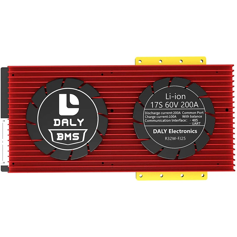 Daly smart bms Li-ion 17S 60V 200A bluetooth BMS board 32130221