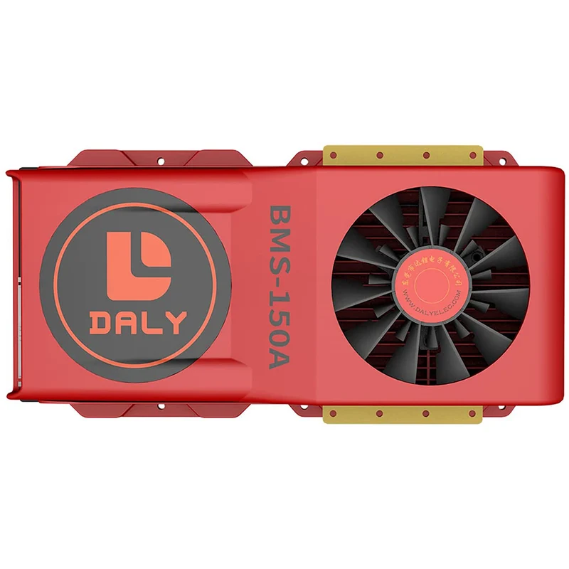 Daly smart bms Li-ion 17S 60V 150A bluetooth BMS FAN board 50 120 209