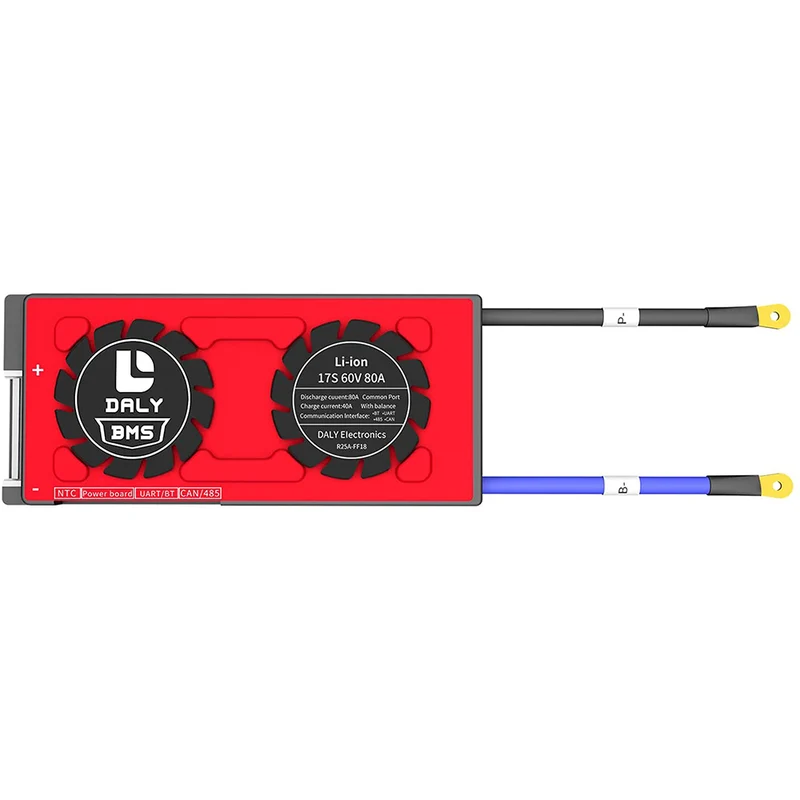 Daly smart bms Li-ion 17S 60V 80A bluetooth BMS board 19 66 150