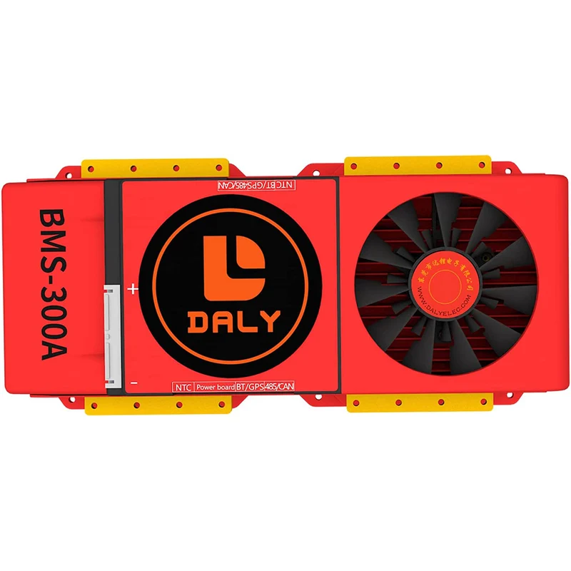 Daly smart bms Lifepo4 16S 48V 300A Li-ion 16S 60V 300A bluetooth BMS FAN board 52 130 257