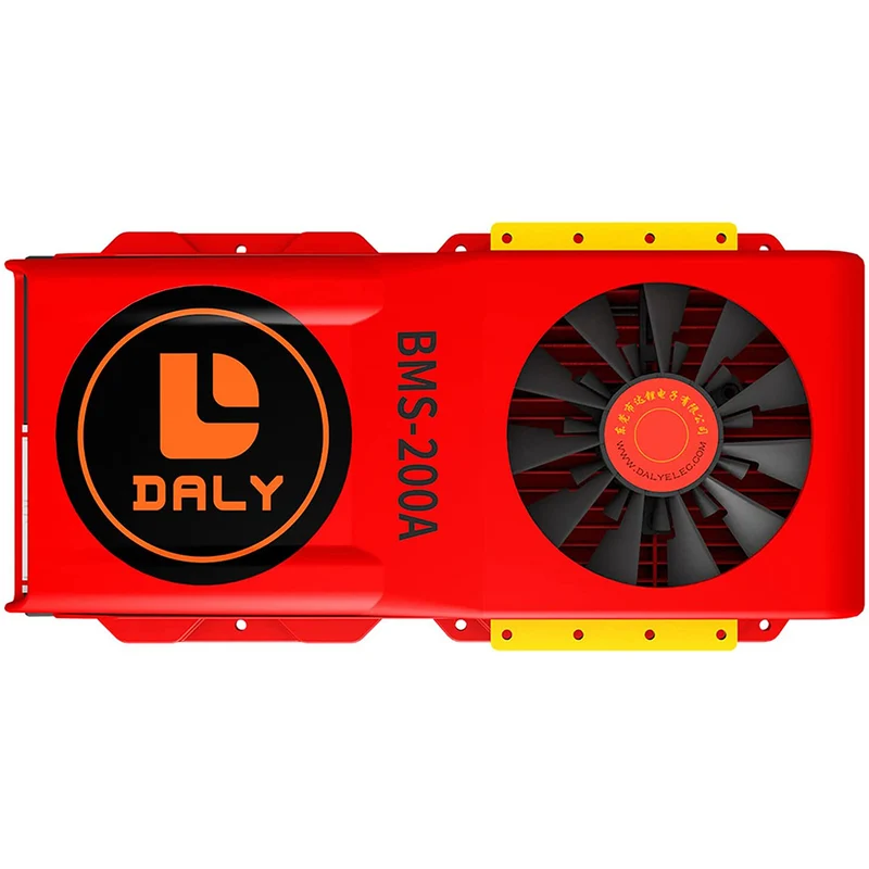 Daly smart bms Lifepo4 16S 48V 200A Li-ion 16S 60V 250A bluetooth BMS FAN board 52 130 235
