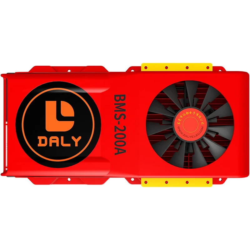 Daly smart bms Lifepo4 16S 48V 200A Li-ion 16S 60V 250A bluetooth BMS FAN board 52 130 235