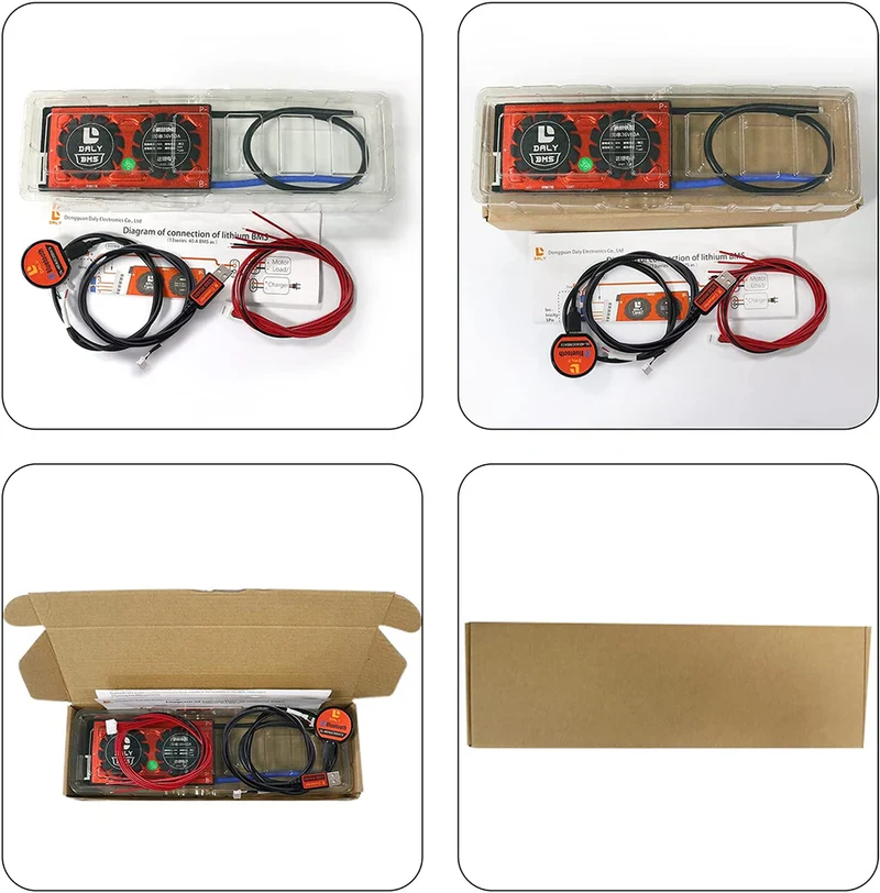Daly smart bms LifePO4 16S 48V 40A bluetooth BMS board 18 66 128