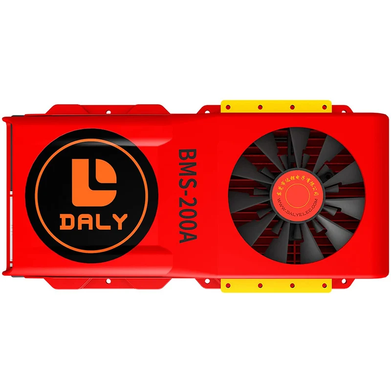 Daly smart bms Lifepo4 15S 48V 200A bluetooth BMS FAN board 52 130 235