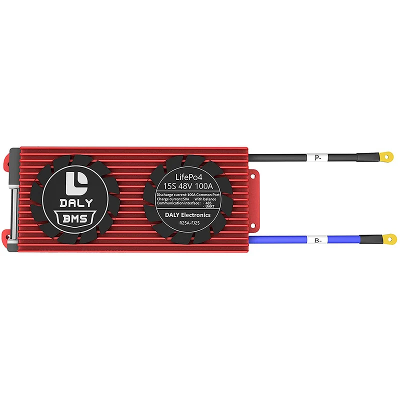 Daly smart bms LiFePo4 15S 48V 100A bluetooth BMS board 24 65 166