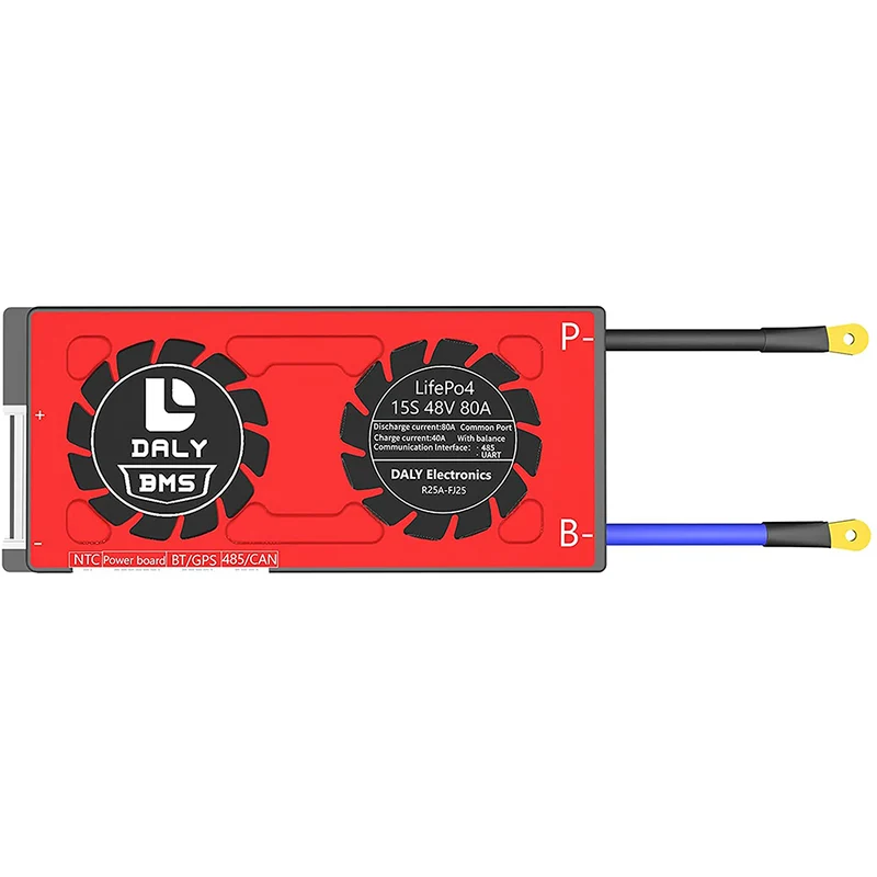 Daly smart bms LifePO4 15S 48V 80A bluetooth BMS board 19 66 150