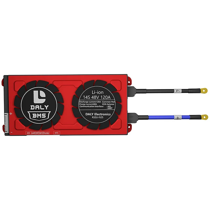 Daly smart bms Li-ion 14S 48V 120A bluetooth BMS board 20 95 212