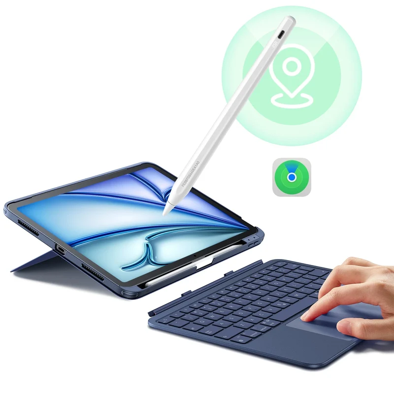 iPad 10th Gen Flex Keyboard Case (Detachable) Pencil Bundle - US Layout-Blue