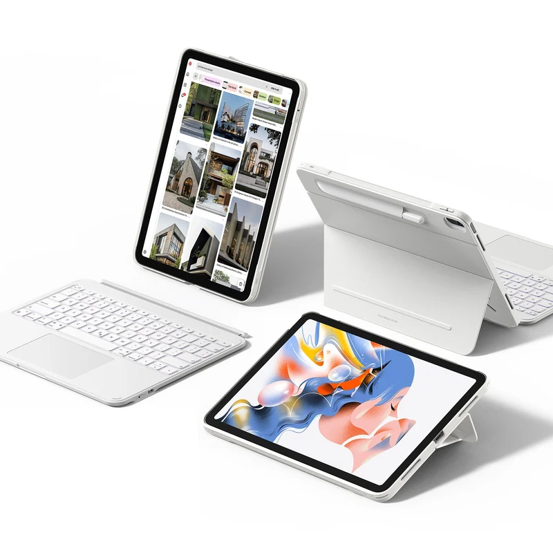 iPad 10th Gen Shift Keyboard Case (Detachable) - US Layout-White