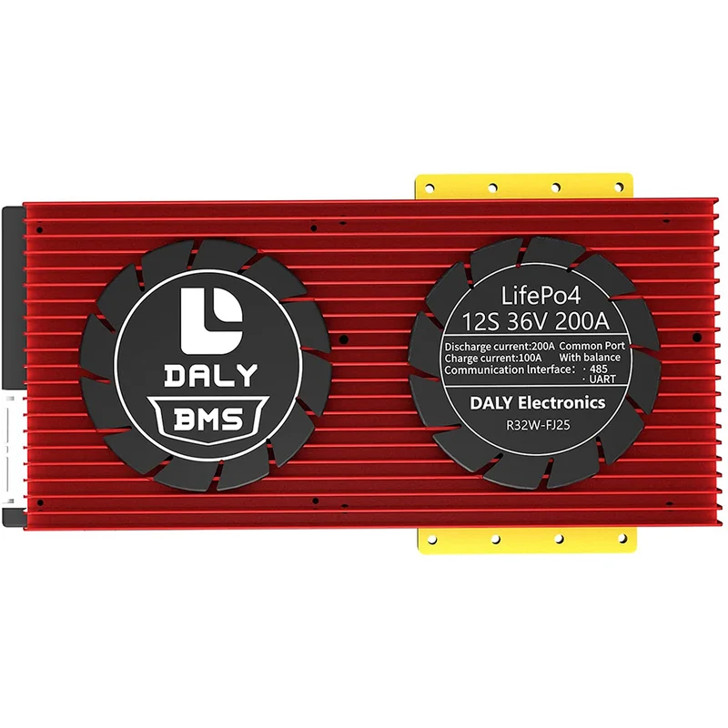 Daly smart bms Lifepo4 12S 36V 200A bluetooth BMS board 32130221