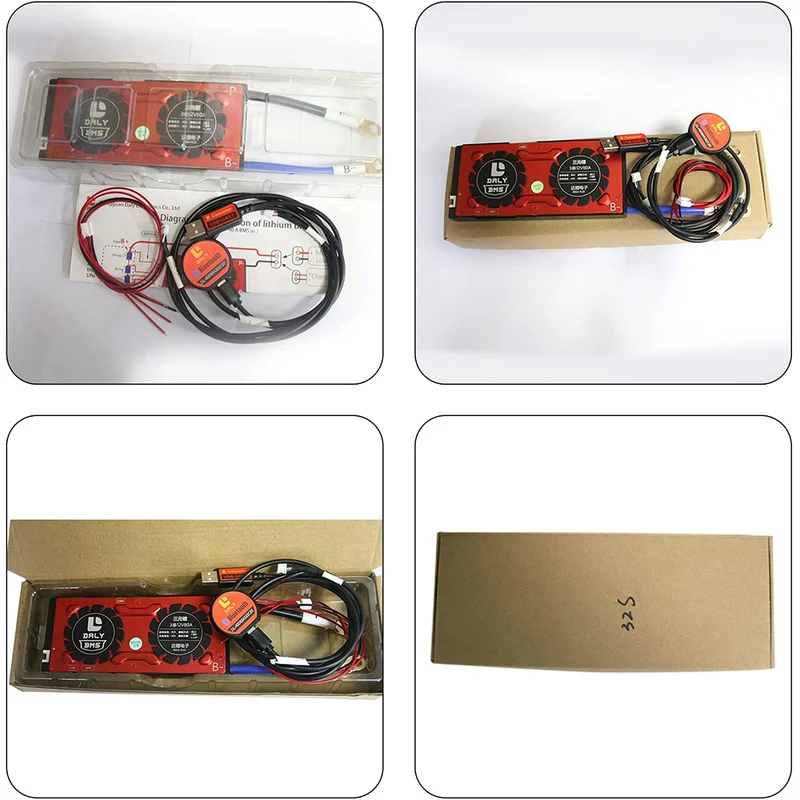 Daly smart bms Lifepo4 12S 36V 80A bluetooth BMS board 19 66 150