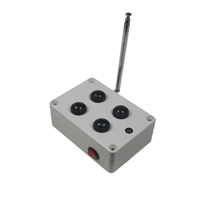 Longue Distance 1 km 4 Bouton Étanche Télécommande Sans Fil Émetteur Radio (Modèle: 0021070)