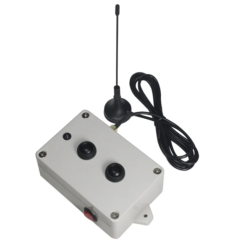 2 Bouton 1000 Mètres Étanche Émetteur Radio Télécommande Sans Fil Universelle (Modèle: 0021068)