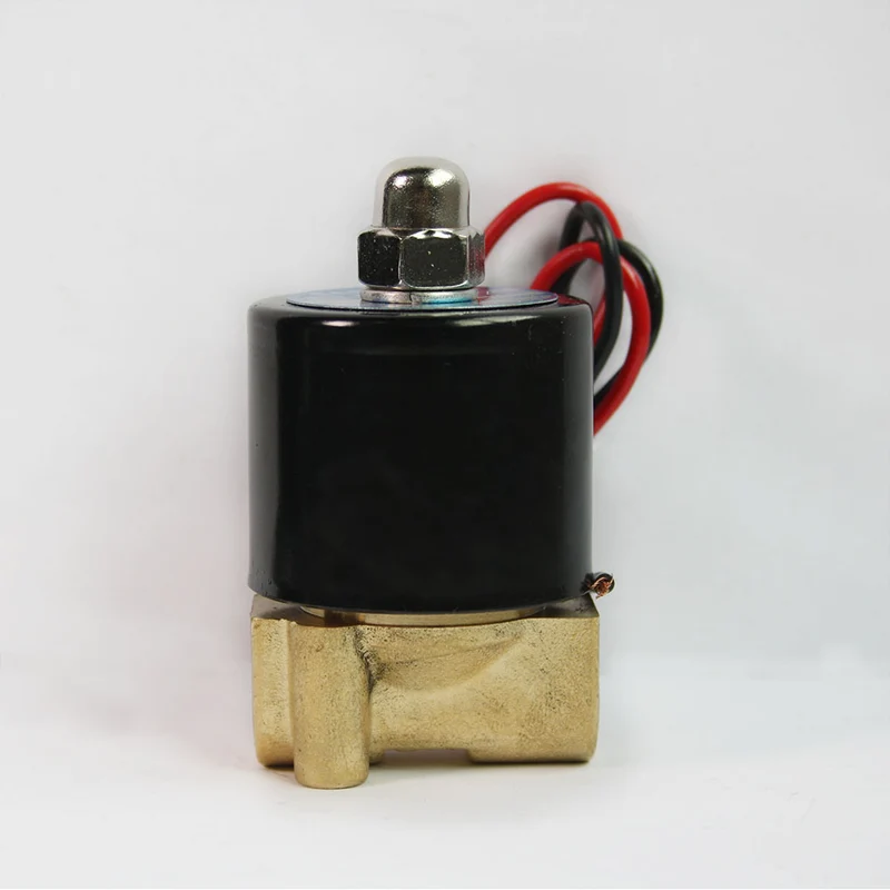 12V 24V 220V Électrovanne 1/4" 12MM Normalement Fermé (Modèle: 0022103)