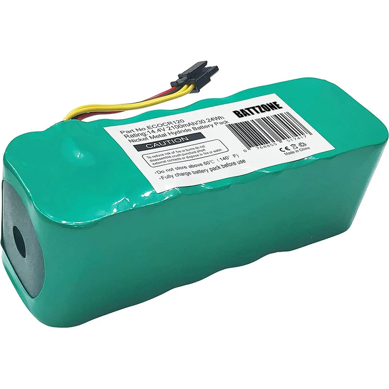 14.4V 2100mAh Battery Compatible for Ariete Briciola, Amibot, Dibea, Haier Midea Sichler Profimaster LP43SC2000P KK8 X500 Robot Vac Vacuum Cleaner