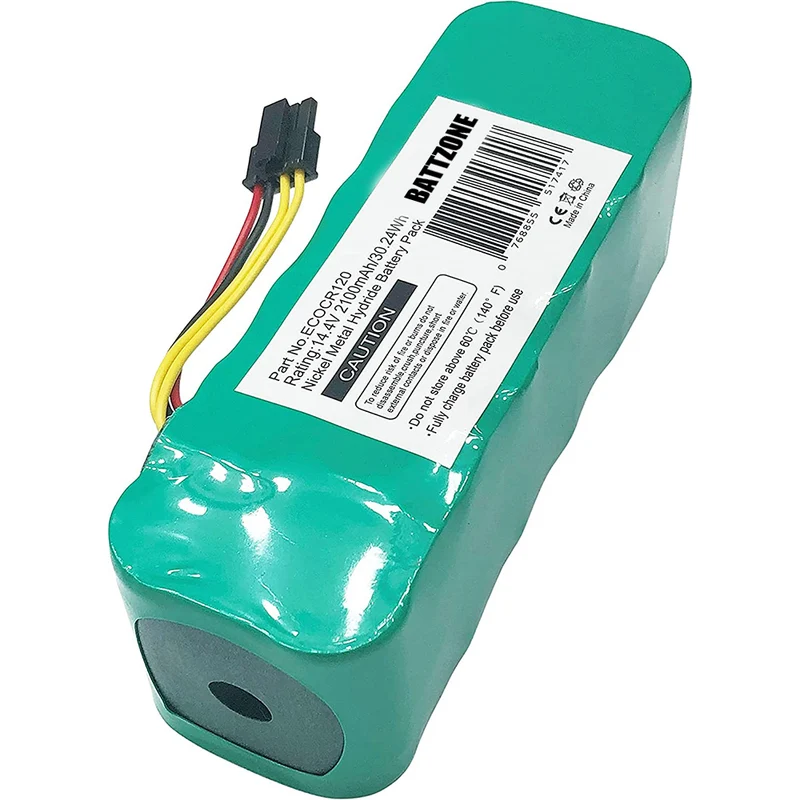 14.4V 2100mAh Battery Compatible for Ariete Briciola, Amibot, Dibea, Haier Midea Sichler Profimaster LP43SC2000P KK8 X500 Robot Vac Vacuum Cleaner