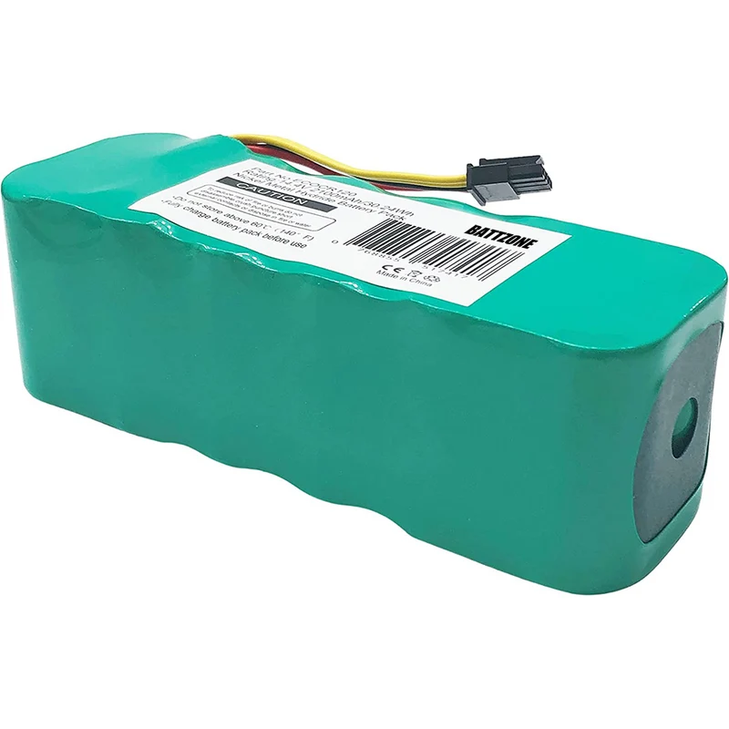 14.4V 2100mAh Battery Compatible for Ariete Briciola, Amibot, Dibea, Haier Midea Sichler Profimaster LP43SC2000P KK8 X500 Robot Vac Vacuum Cleaner